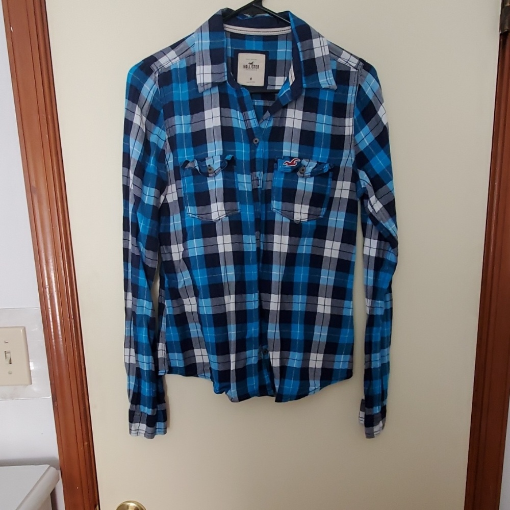 Plaid button down